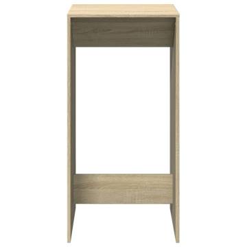  Bar Table Sonoma Oak 51x50x103.5 cm Engineered Wood