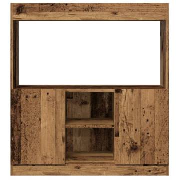  Highboard Old Wood 92x33x100 cm Engineered Wood