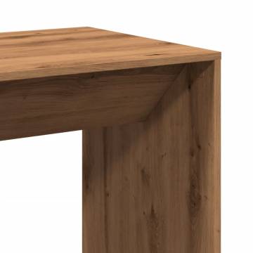  Bar Table Artisan Oak 51x50x103.5 cm Engineered Wood