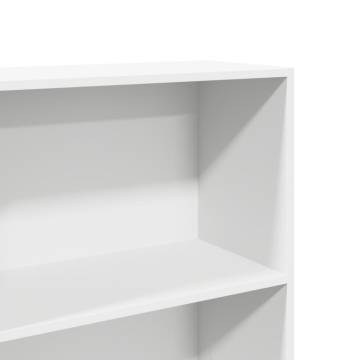  Bookcase White 60x30x189 cm Engineered Wood