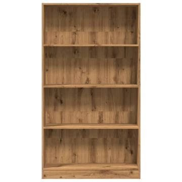  Bookcase Artisian Oak 80x24x143 cm Engineered Wood