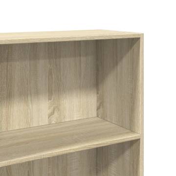  Bookcase Sonoma Oak 60x30x189 cm Engineered Wood