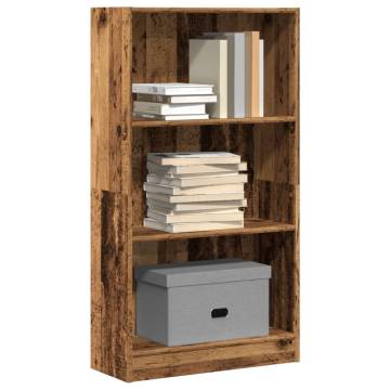  Bookcase Old Wood 60x24x109 cm Engineered Wood