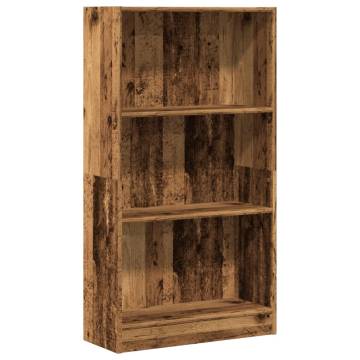  Bookcase Old Wood 60x24x109 cm Engineered Wood