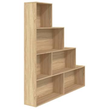 Book Cabinet/Room Divider Sonoma Oak 155x24x160 cm Engineered Wood