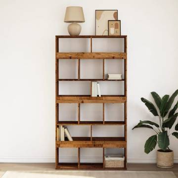  Bookcase Old Wood 100x33x187.5 cm Engineered Wood