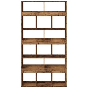  Bookcase Old Wood 100x33x187.5 cm Engineered Wood