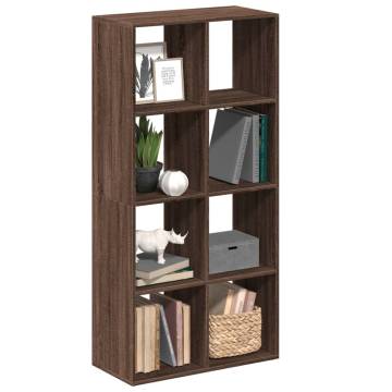  Room Divider Bookcase Brown Oak 69.5x29x137.5 cm Engineered Wood