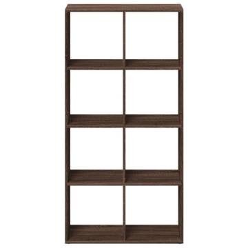  Room Divider Bookcase Brown Oak 69.5x29x137.5 cm Engineered Wood