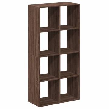  Room Divider Bookcase Brown Oak 69.5x29x137.5 cm Engineered Wood