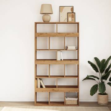  Bookcase Artisan Oak 100x33x187.5 cm Engineered Wood