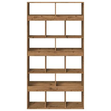  Bookcase Artisan Oak 100x33x187.5 cm Engineered Wood