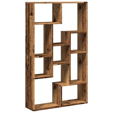  Bookcase Old Wood 72x20x120 cm Engineered Wood