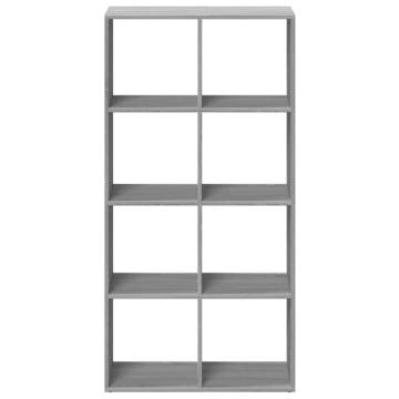  Room Divider Bookcase Grey Sonoma 69.5x29x137.5 cm Engineered Wood