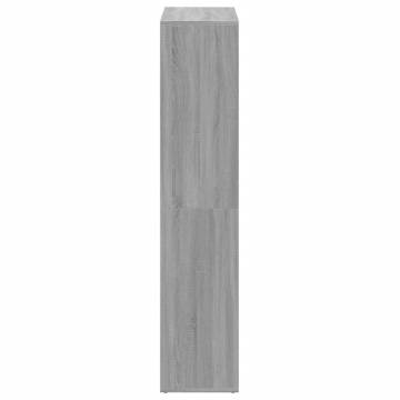  Room Divider Bookcase Grey Sonoma 69.5x29x137.5 cm Engineered Wood