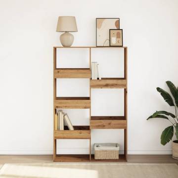  Bookcase Artisan Oak 100x33x155.5 cm Engineered Wood