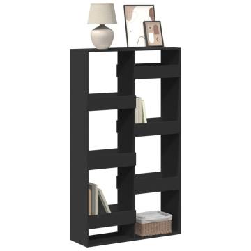  Bookcase Black 100x33x175 cm Engineered Wood