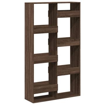  Bookcase Brown Oak 100x33x175 cm Engineered Wood