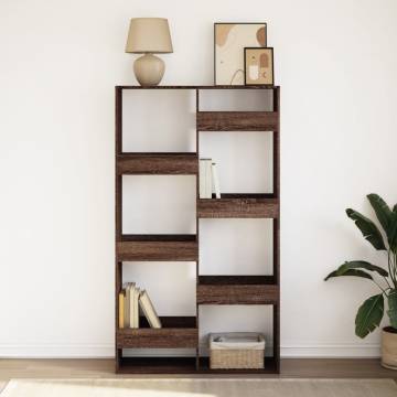  Bookcase Brown Oak 100x33x175 cm Engineered Wood