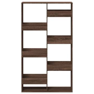  Bookcase Brown Oak 100x33x175 cm Engineered Wood