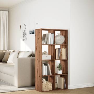  Room Divider Bookcase Artisan Oak 69.5x29x137.5 cm Engineered Wood