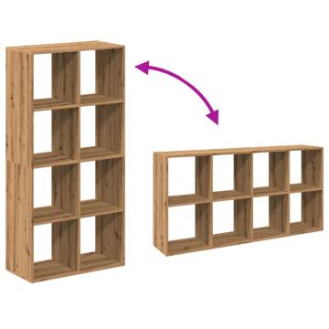  Room Divider Bookcase Artisan Oak 69.5x29x137.5 cm Engineered Wood