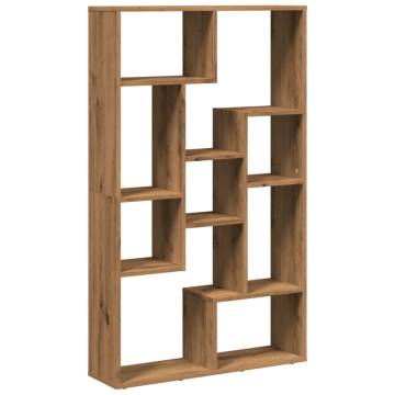  Bookcase Artisian Oak 72x20x120 cm Engineered Wood