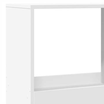  Bookcase White 100x33x175 cm Engineered Wood