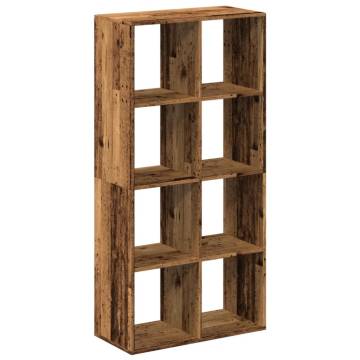  Room Divider Bookcase Old Wood 69.5x29x137.5 cm Engineered Wood