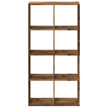  Room Divider Bookcase Old Wood 69.5x29x137.5 cm Engineered Wood