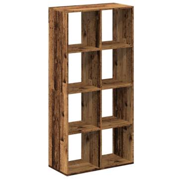  Room Divider Bookcase Old Wood 69.5x29x137.5 cm Engineered Wood