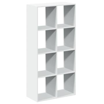  Room Divider Bookcase White 69.5x29x137.5 cm Engineered Wood