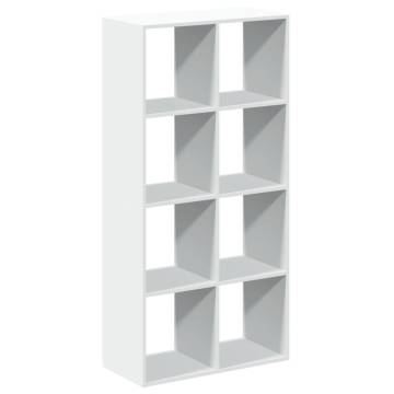  Room Divider Bookcase White 69.5x29x137.5 cm Engineered Wood