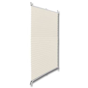 Plisse Blind 110x125cm Creme