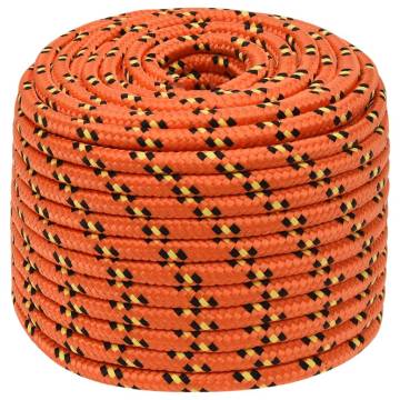  Boat Rope Orange 14 mm 50 m Polypropylene