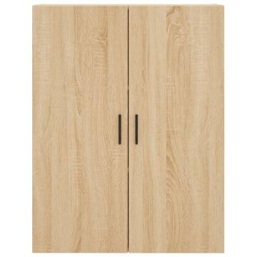  Highboard Sonoma Oak 69.5x34x180 cm Engineered Wood