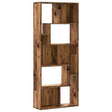  Bookcase Old Wood 67x24x161 cm Engineered Wood