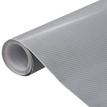  Car Films 2 pcs 4D Silver 100x150 cm+50x150 cm