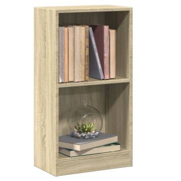  Bookshelf Sonoma Oak 40x24x75 cm Engineered Wood