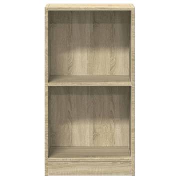  Bookshelf Sonoma Oak 40x24x75 cm Engineered Wood