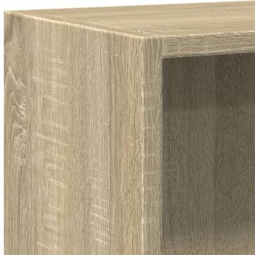  Bookshelf Sonoma Oak 40x24x75 cm Engineered Wood