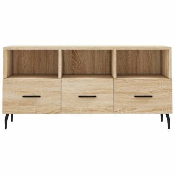 TV Cabinet Sonoma Oak 102x36x50 cm Engineered Wood