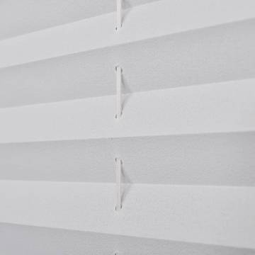 Plisse Blind 70x100cm White Pleated Blind