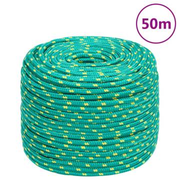  Boat Rope Green 10 mm 50 m Polypropylene