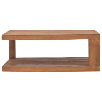  Coffee Table 90x50x35 cm Solid Teak Wood