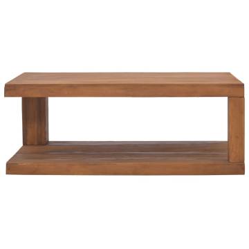  Coffee Table 90x50x35 cm Solid Teak Wood