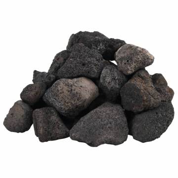  Volcanic Rocks 25 kg Black 5-8 cm