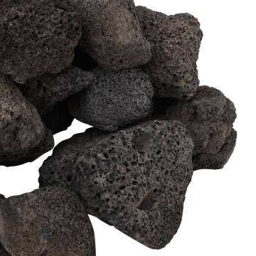  Volcanic Rocks 25 kg Black 5-8 cm