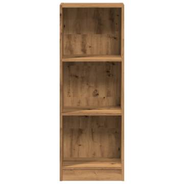  Bookcase Artisian Oak 40x24x109 cm Engineered Wood