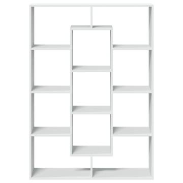  Book Cabinet White 102x29x143 cm Engineered Wood